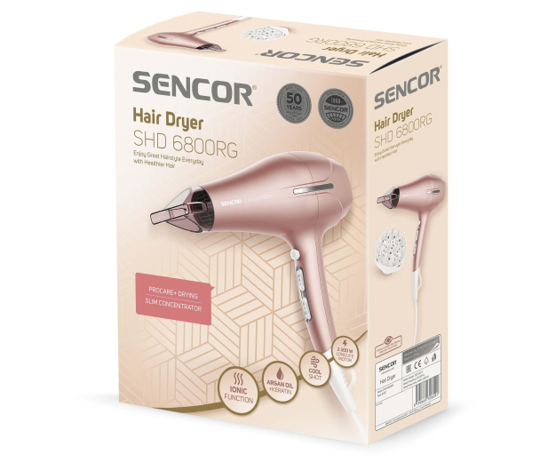 Sencor Suszarka do włosów SHD6800RG - 1267675 - zdjęcie 12